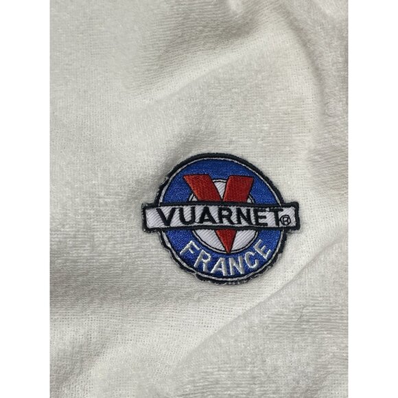 Vintage Vuarnet France Lined Backpack Drawstring Bag White Terry Cloth - Picture 8 of 9